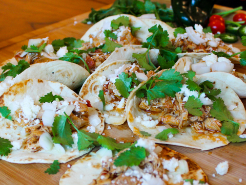 Chicken Tinga w/ Dude Seriously "Award Winning" Hot Sauce