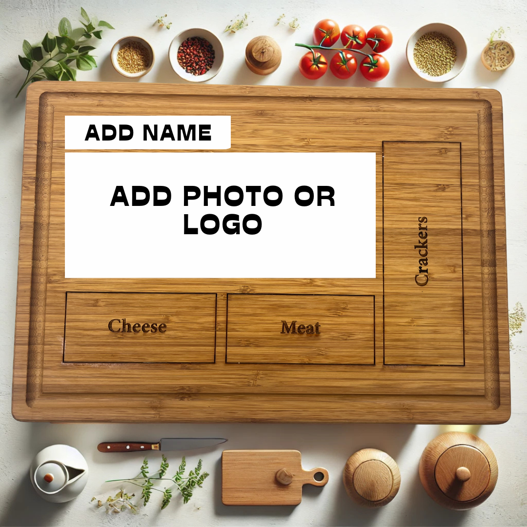 Customizable Pre-Designed 16x11x1 Bamboo Charcuterie Board Gifts ...