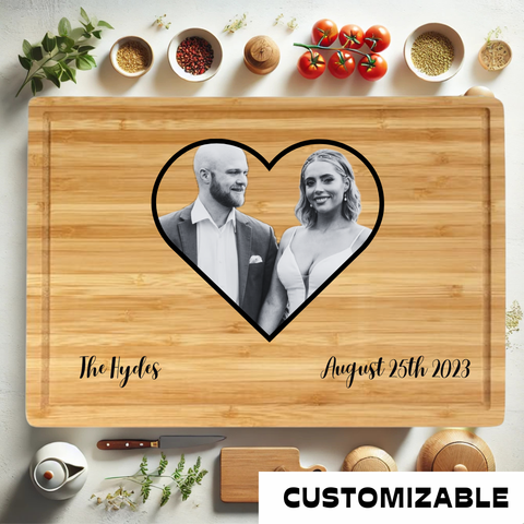 Customizable Heart of My Soul Cutting Board Gift