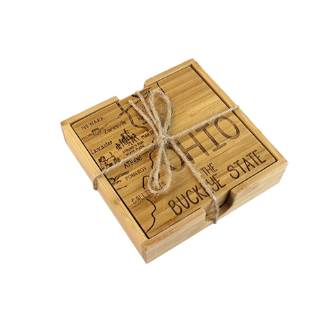 State Themed Puzzle Coaster Set (4 Piece Set)