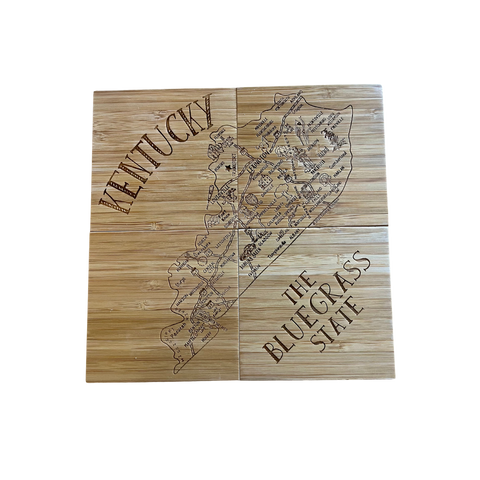 State Themed Puzzle Coaster Set (4 Piece Set)