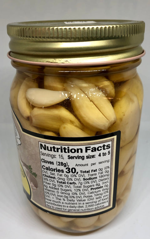 Amish Wedding Sweet & Hot Pickled Garlic Bundle - 15oz each (Millersburg, OH)