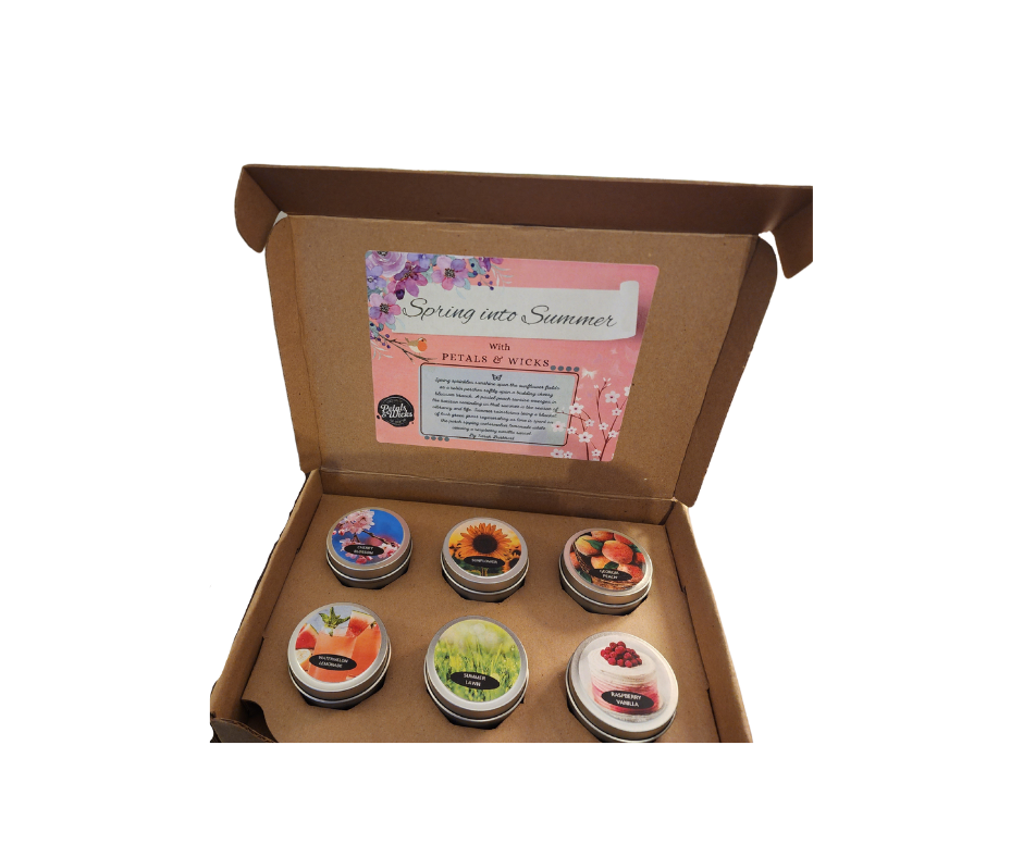 Petals & Wicks Spring to Summer Candle Flight Box (Hamilton, OH
