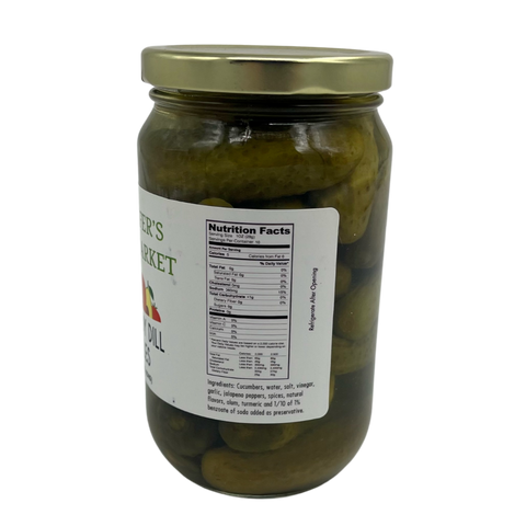 Schaefer's Farm Market Hot Baby Pickles - 16oz (Trenton, OH)