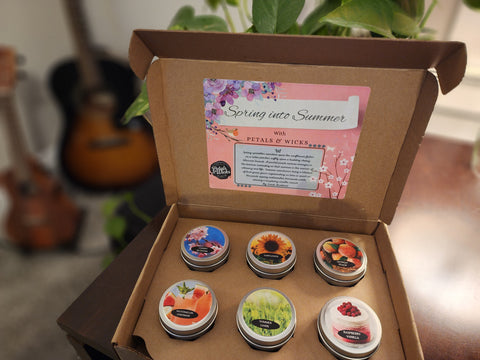 Petals & Wicks Spring to Summer Candle Flight Box - (Hamilton, OH)