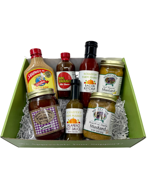 Local Condiment Sampler Gift Box - (Walnut Creek, Fairfield, Trenton & Blue Ash, OH)