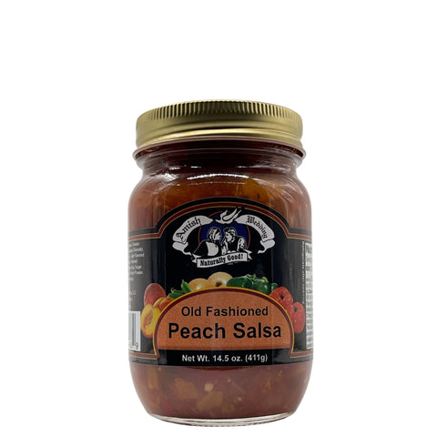 Amish Wedding Old Fashioned Hot Peach Salsa - 14.5oz (Millersburg, OH)