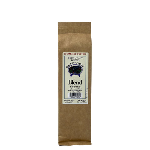 Walnut Creek Breakfast Blend Ground Coffee Bag - 1.5oz (Walnut Creek, OH)