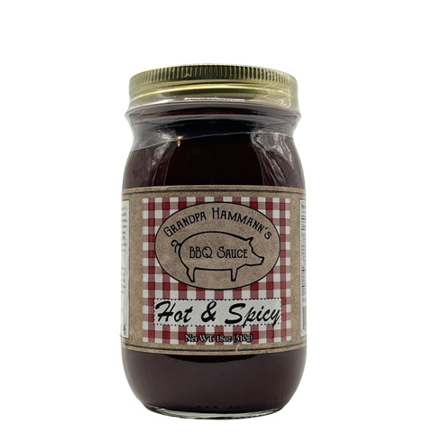 Grandpa Hammann's Hot & Spicy BBQ Sauce - 18oz (Fairfield, OH)