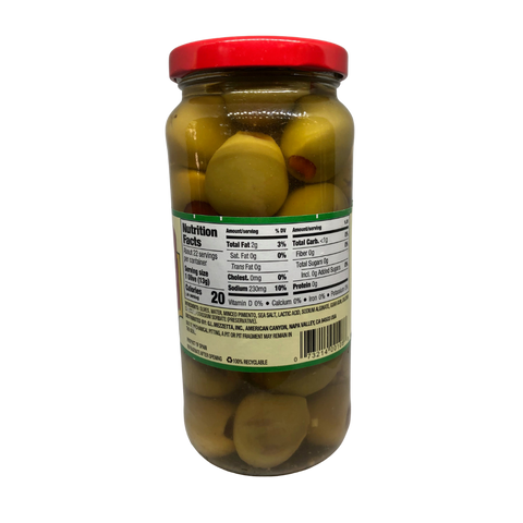 Mezzetta "Imported" Spanish Queen Martini Olives - 10oz (Non-Local)