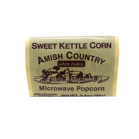 Amish Country Kettle Corn Popcorn Bag - 3.5oz (Berne, IN)