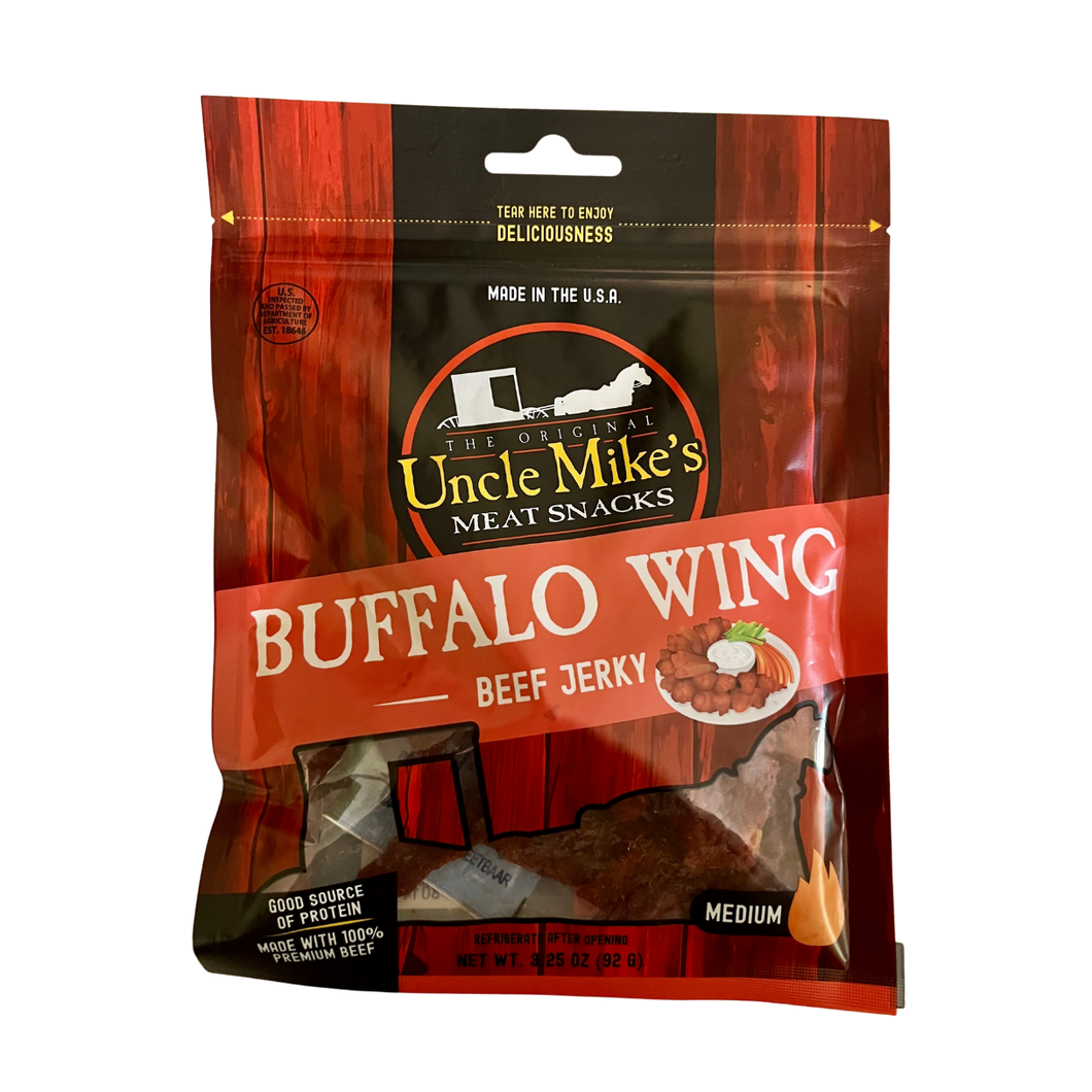 Uncle Mike's Buffalo Wing Beef Jerky - 3.25oz (Walnut Creek, OH)