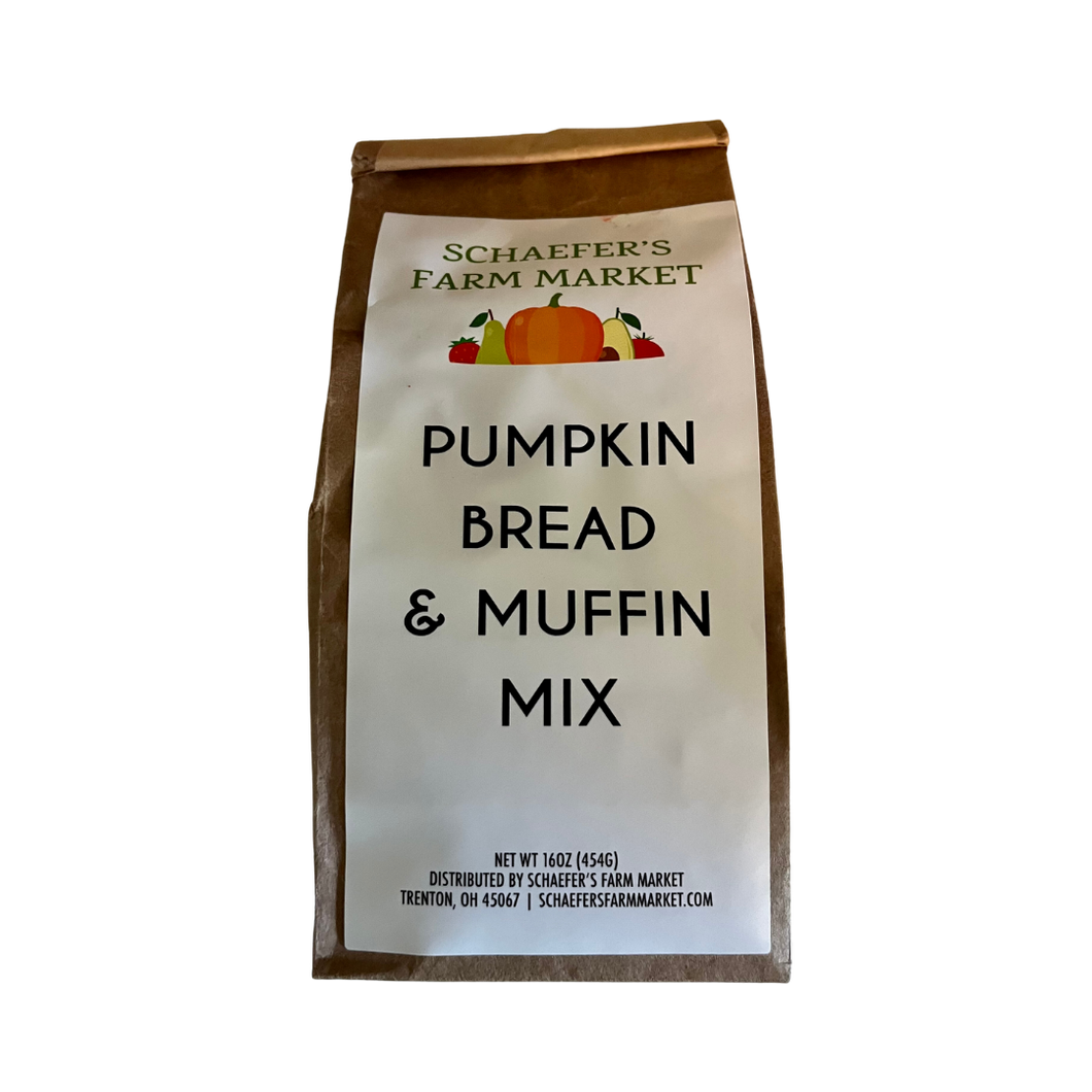 Schaefer's Farm Pumpkin Bread & Muffin Mix - 16oz (Trenton, OH)