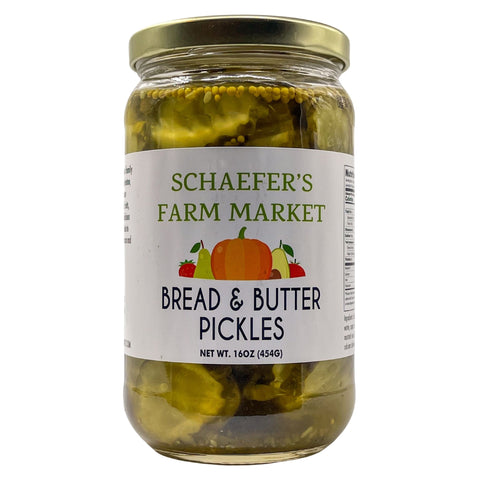 Schaefer's Farm Market Bread & Butter Pickles - 16oz (Trenton, OH)