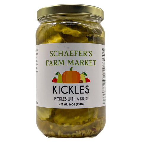 Schaefer's Farm Market Kickles "Spicy Pickles" - 16oz (Trenton, OH)