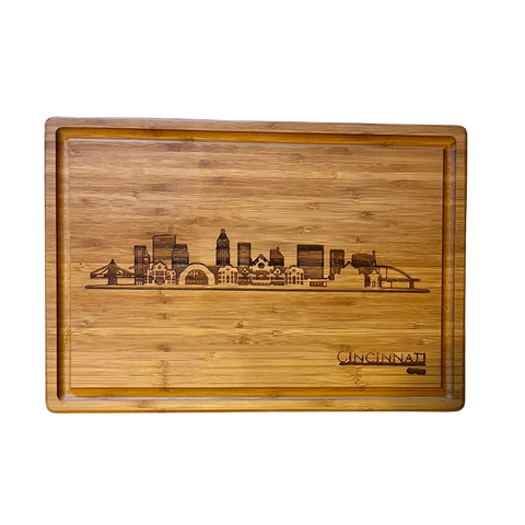 Cincinnati Skyline 11x16 Cutting and Charcuterie Board