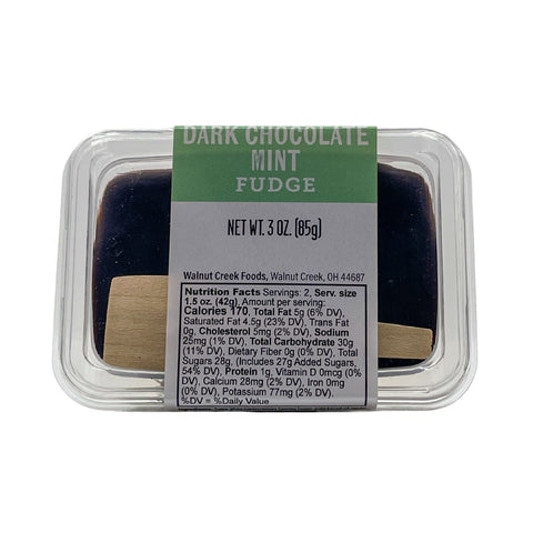 Walnut Creek Dark Chocolate Mint Fudge - 3oz (Walnut Creek, OH)