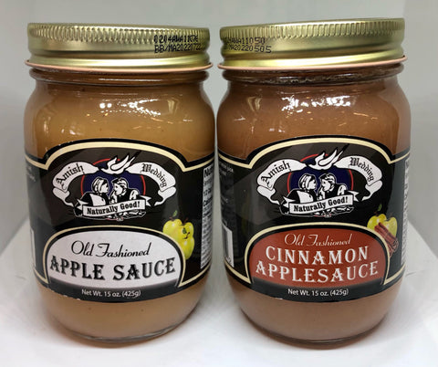 Amish Wedding Old Fashioned Applesauce Cinnamon - 15oz (Millersburg, OH)