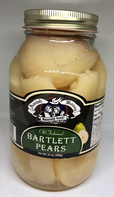 Amish Wedding Old Fashioned Bartlett Pears - 32oz (Millersburg, OH)