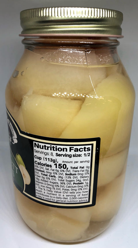 Amish Wedding Old Fashioned Peach & Pear Bundle - 32oz each (Millersburg, OH)
