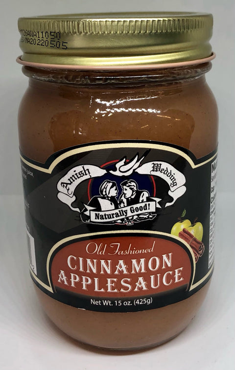 Amish Wedding Old Fashioned Applesauce Cinnamon - 15oz (Millersburg, OH)