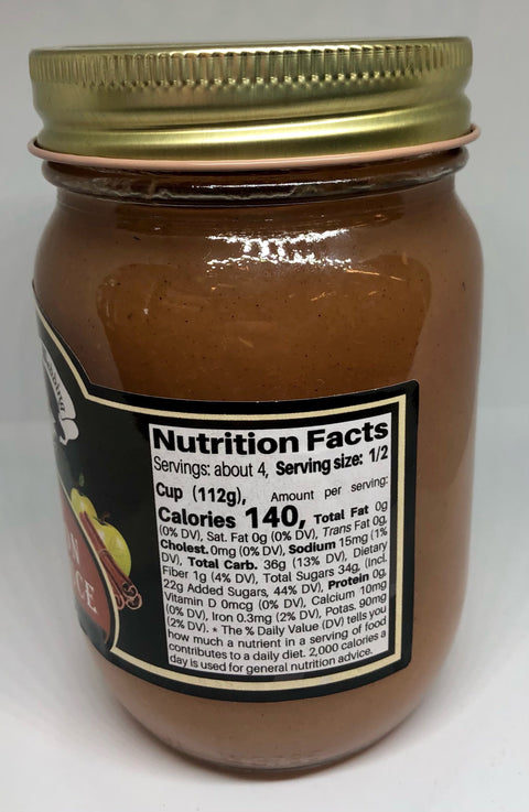 Amish Wedding Old Fashioned Applesauce Cinnamon - 15oz (Millersburg, OH)