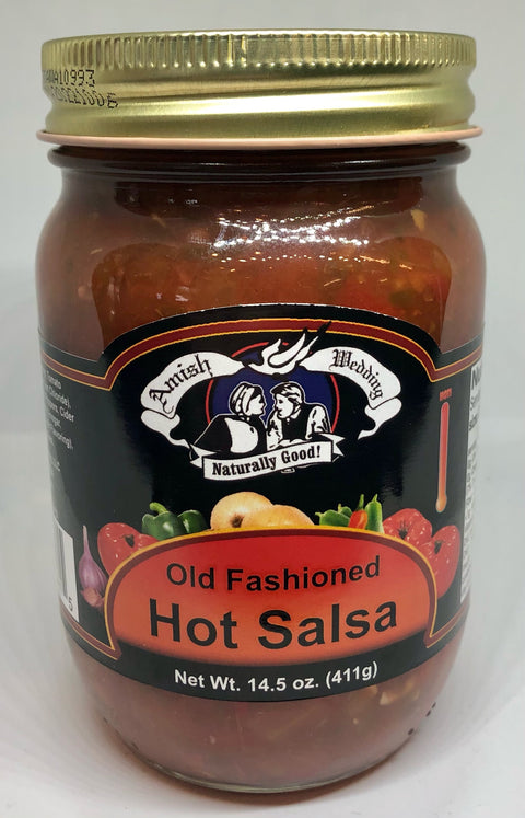 Amish Wedding Old Fashioned Hot Salsa - 14.5oz (Millersburg, OH)