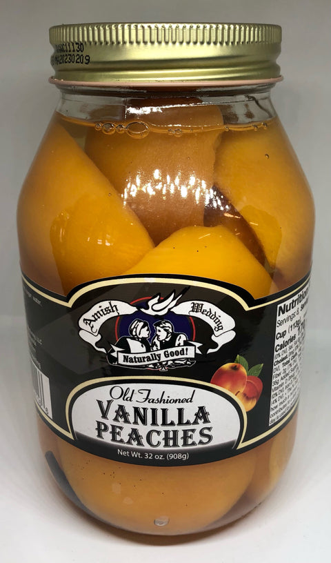 Amish Wedding Old Fashioned Vanilla Peaches - 32oz