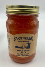 Load image into Gallery viewer, Barn N&#39; Bunk Farm Market Apple Cider Jelly - 17.5oz (Trenton, OH)
