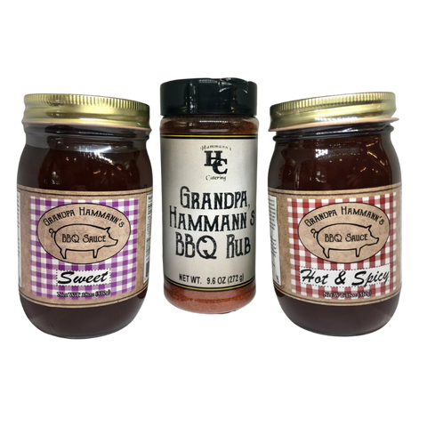 Grandpa Hammann's Sauce & Rub Bundle - (Fairfield, OH)