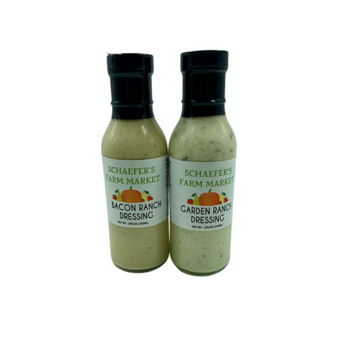 Schaefer's Farm Market Garden Ranch & Bacon Ranch Dressing Bundle - 15oz each (Trenton, OH)