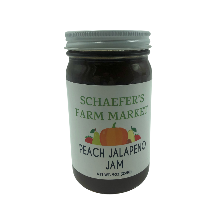 Schaefer's Farm Market Peach Jalapeno Jam - 9oz (Trenton, OH)