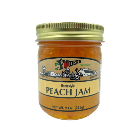 Yoders Homestyle Peach Jam - 9oz (Gambier, OH)