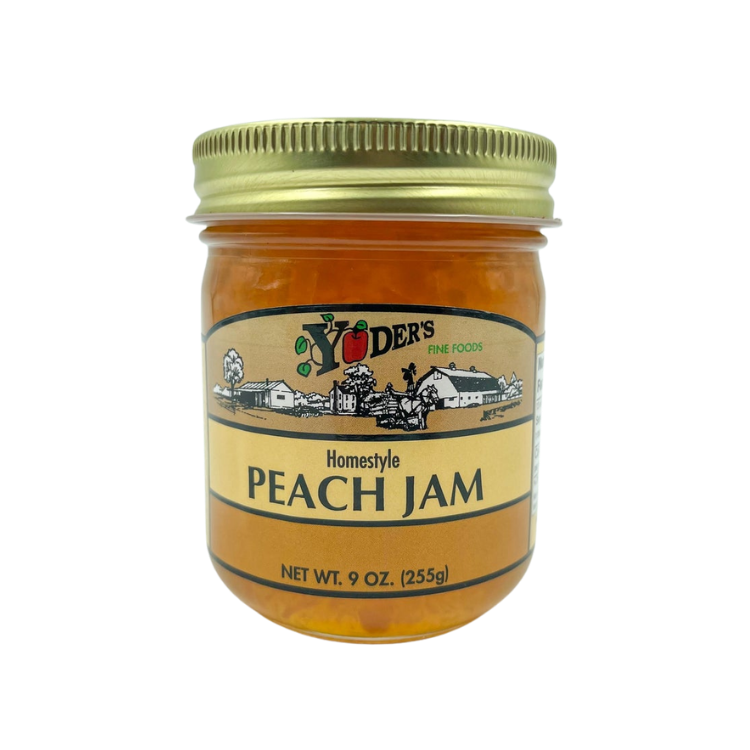 Yoders Homestyle Peach Jam - 9oz (Gambier, OH)