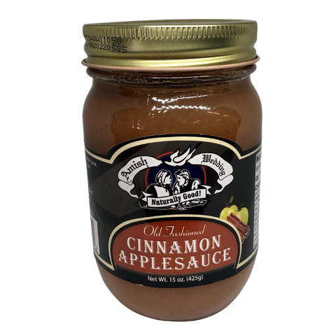 Amish Wedding Old Fashioned Applesauce Cinnamon - 15oz (Millersburg, OH)