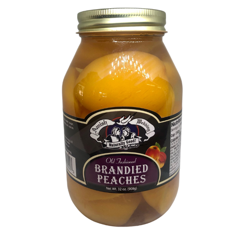 Amish Wedding Old Fashioned Brandied Peaches - 32oz (Millersburg, OH)