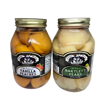 Load image into Gallery viewer, Amish Wedding Old Fashioned Peach &amp; Pear Bundle Box - 32oz each (Millersburg, OH)
