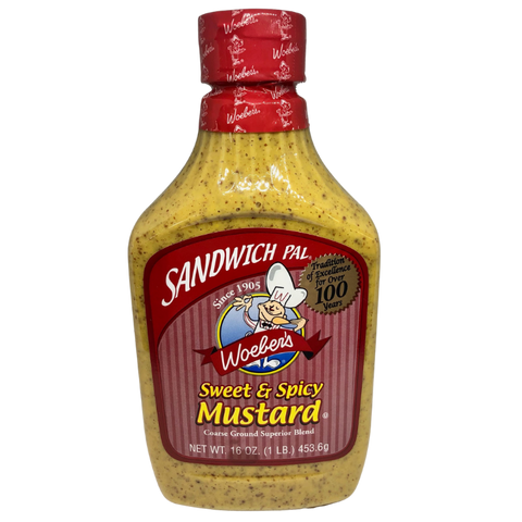 Woeber's "Sweet & Spicy" Mustard - 16oz (Springfield, OH)