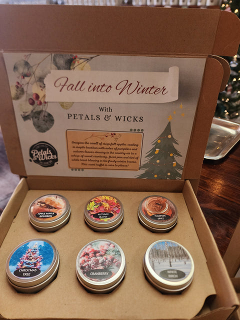 Petals & Wicks Fall to Winter Candle Flight Box - (Hamilton, OH)