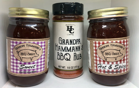 Grandpa Hammann's Sauce & Rub Bundle - (Fairfield, OH)