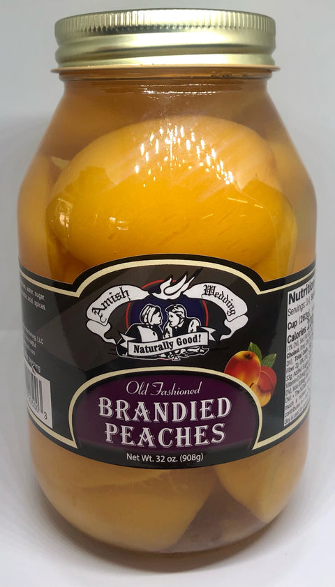 Amish Wedding Old Fashioned Brandied Peaches - 32oz (Millersburg, OH)