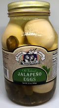 Load image into Gallery viewer, Amish Wedding Old Fashioned Pickled Jalapeno Eggs - 32oz (Millersburg, OH)
