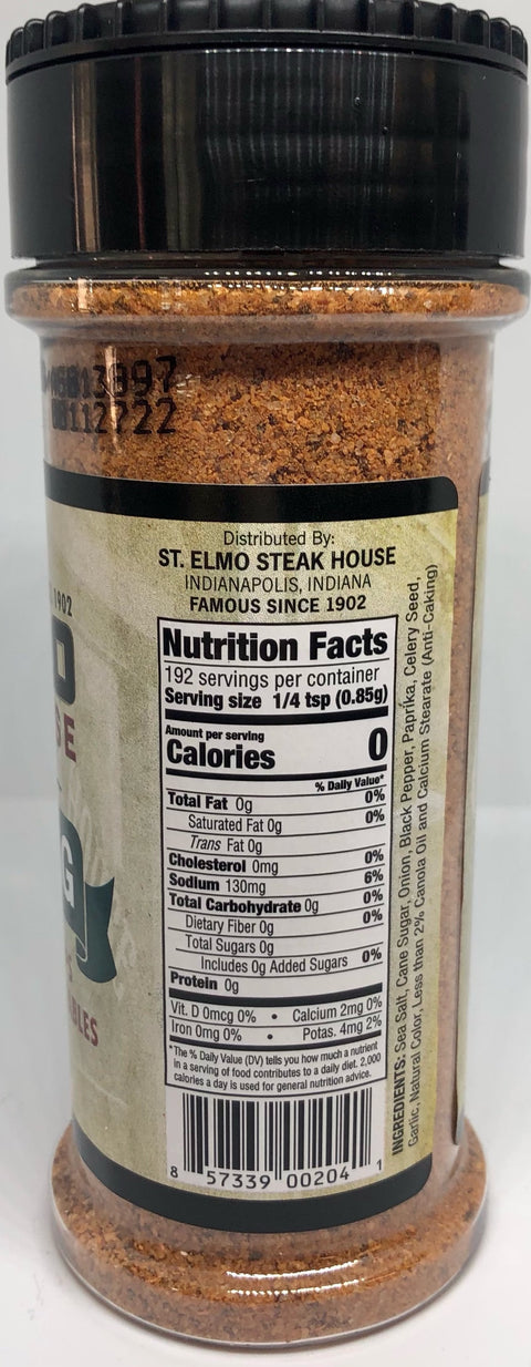 St. Elmo "World Famous" Seasoning - 5.75oz (Indianapolis, IN)