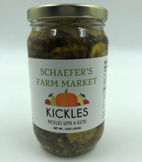 Schaefer's Farm Market Kickles "Spicy Pickles" - 16oz (Trenton, OH)