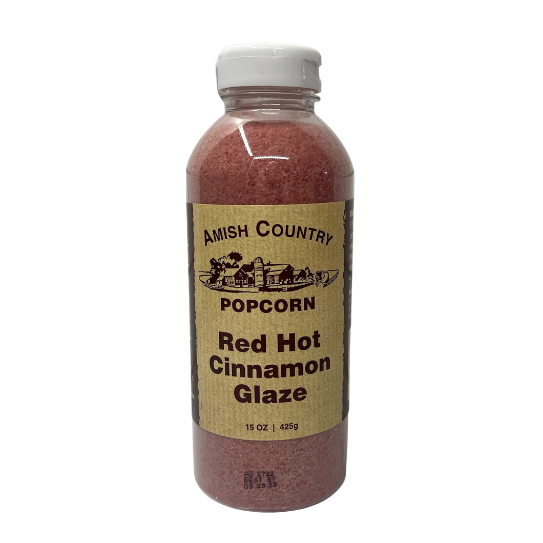 Amish Country Red Hot Cinnamon Popcorn Glaze - 14oz (Berne, IN)