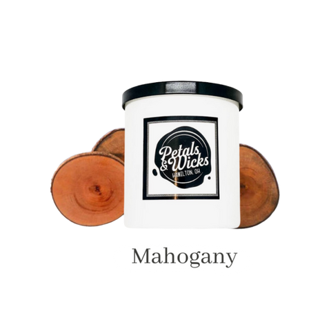 Petals & Wicks MAHOGANY Scented Candle - 11oz (Hamilton, OH)