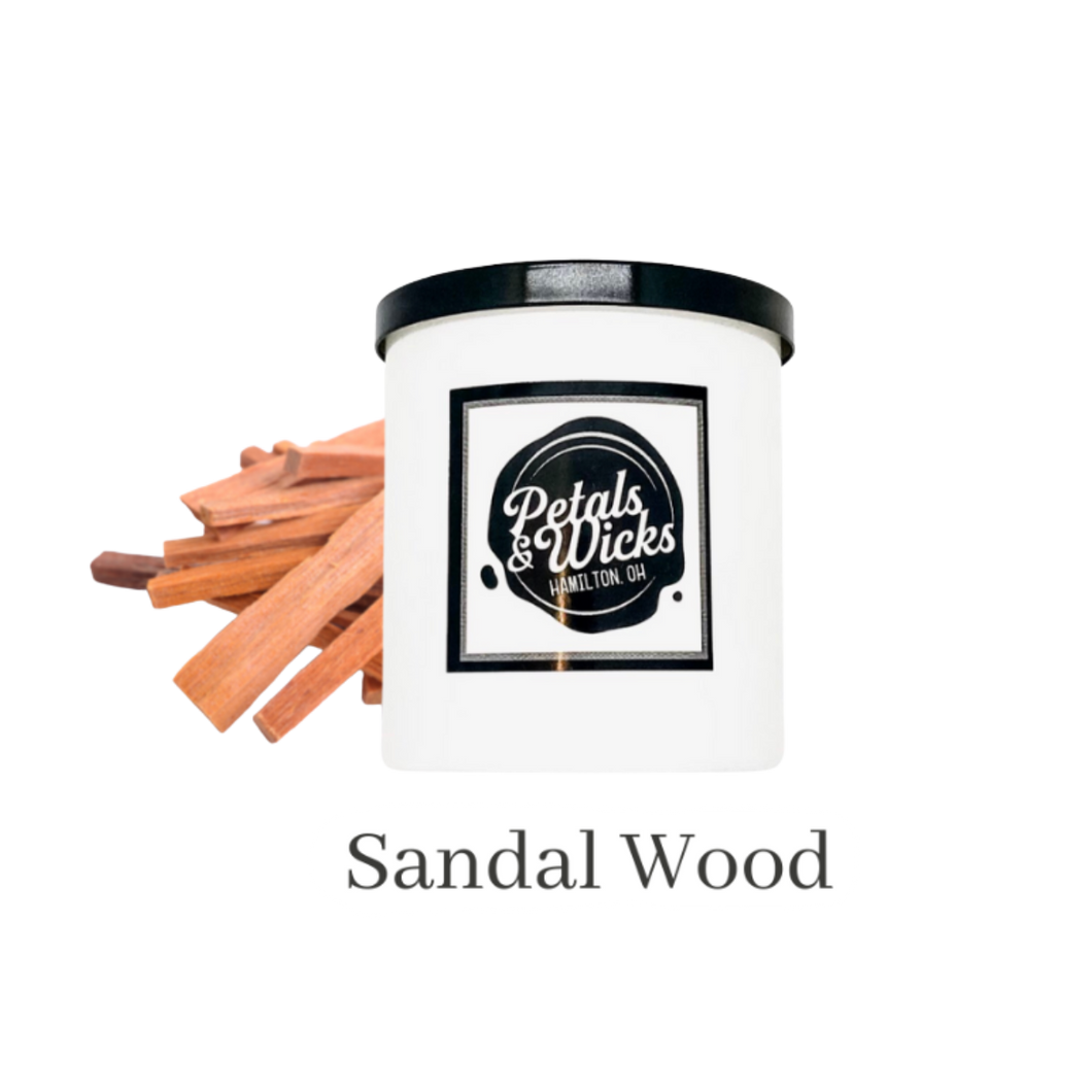 Petals & Wicks SANDAL WOOD Scented Candle - 11oz (Hamilton, OH)