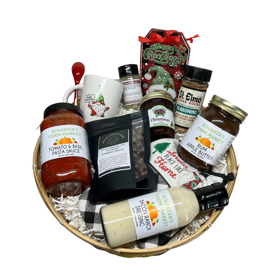 Deck The Halls Christmas Basket - (Trenton/Cincinnati, OH & Indianapolis, IN)