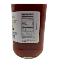 Load image into Gallery viewer, Schaefer&#39;s Farm Market Tomato &amp; Basil Pasta Sauce  - 24oz (Trenton, OH)
