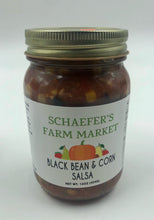 Load image into Gallery viewer, Schaefer&#39;s Farm Market Black Bean &amp; Corn Salsa - 15oz (Trenton, OH)

